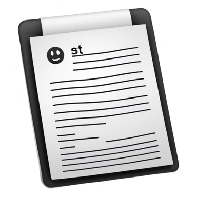 prefix "ST" Receipt sticker