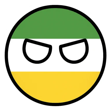 countyball with Al-Andalus empire flag sticker