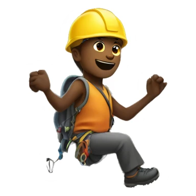 climb up the mountain sticker