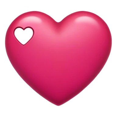 Cerise heart sticker