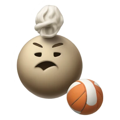 Lund in between 2 ball sticker