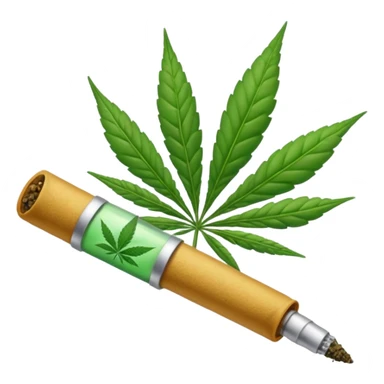 Weed joint sticker