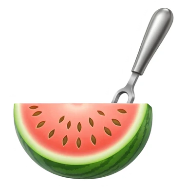Melon baller sticker