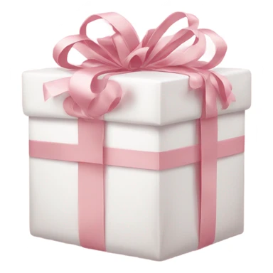 Light pink Christmas gifts under a white Christmas tree  sticker