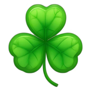 weed and clover leaf sticker
