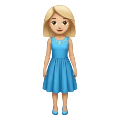 ligth girl full body sticker