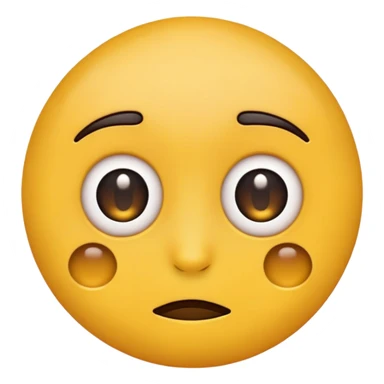 Emoji con ojeras sticker