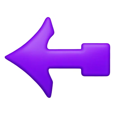 Purple Arrow Pointing Down sticker
