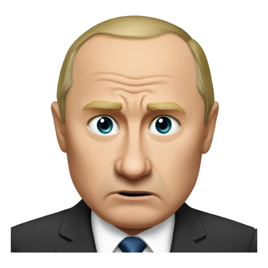 Angry Putin sticker