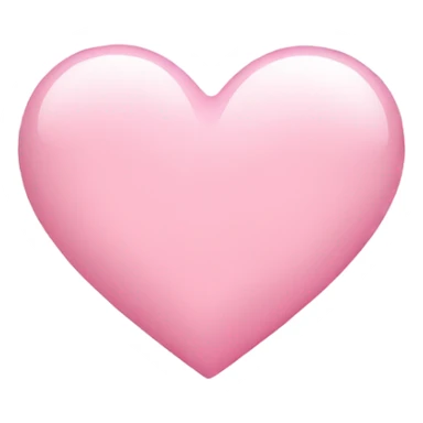 Light pink heart with sparkles  sticker