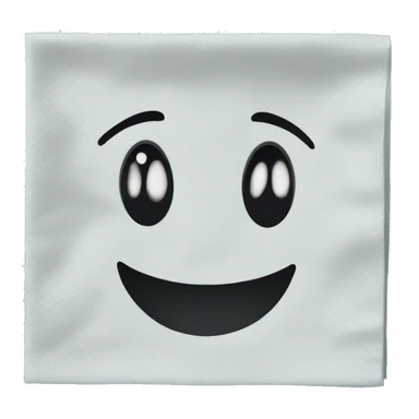 napkin with glitter sticker