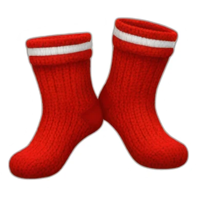 Combative Red socks sticker