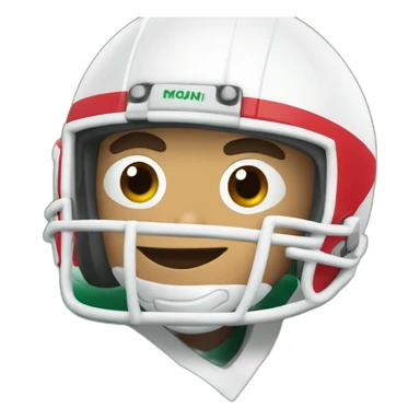 Football et rugby sticker