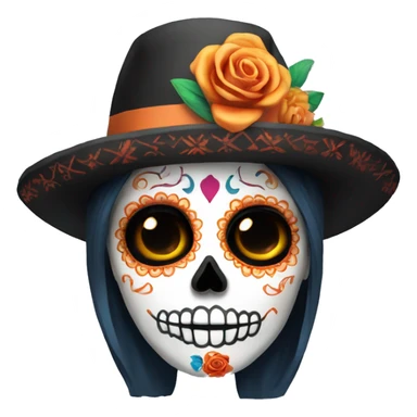 dia de los muertos AA sticker