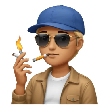 😎✌️🚬👊🧢 ben yapcam sticker