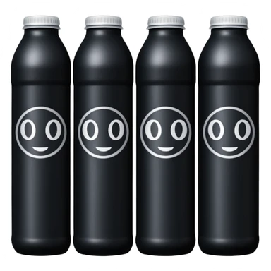 5 cans of gothic soda placed in line sticker