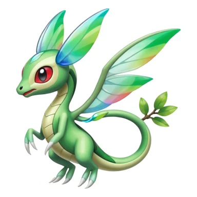 Meloetta-Flygon-Pokémon-Fakémon-creature sticker