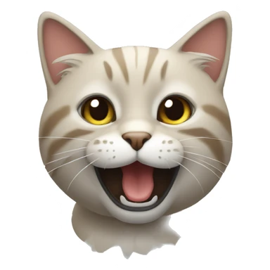 Un chat enragé  sticker