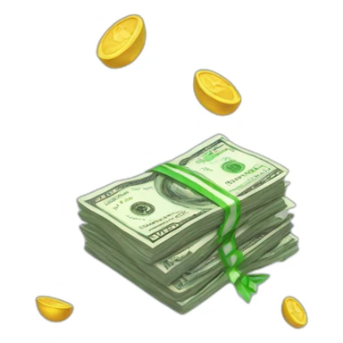 money shower sticker