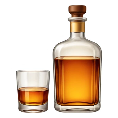 wiskey bottle sticker