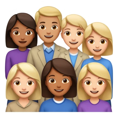 Group of person discuss sticker