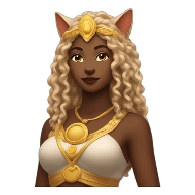 goddess of cat sticker