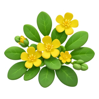 purslane bush plant sticker