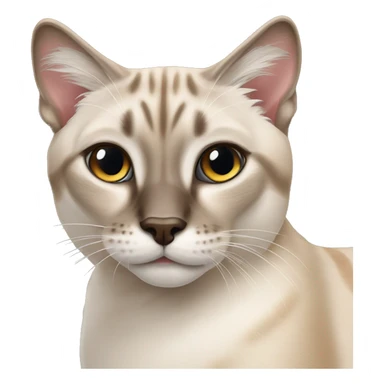 lynx-point siamese cat sticker