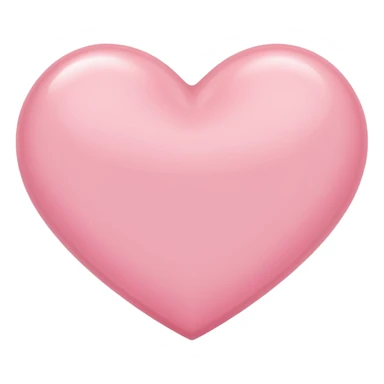 Coração rosa claro sticker