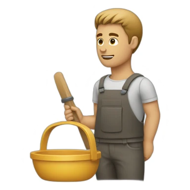 Homme avec une cicatrice  sticker