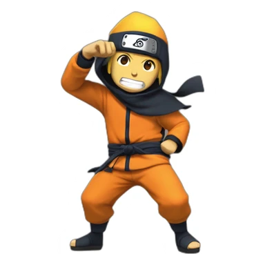 Naruto et d’asile qui font un dab sticker