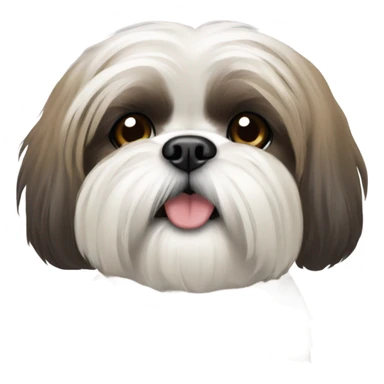 Make a shih tzu emoji  sticker