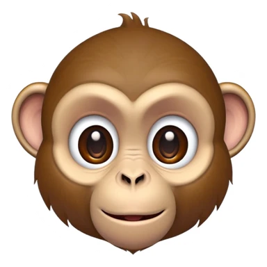 Head of Monkey sticker