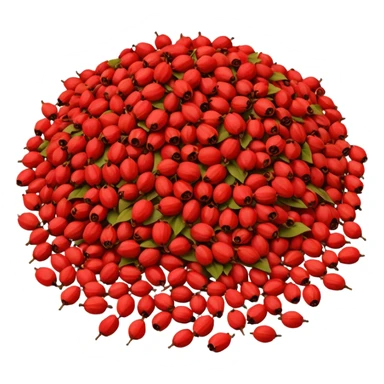 dried rosehip tea sticker