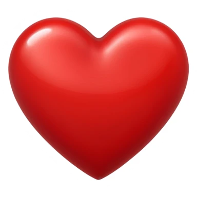 Red unusual heart sticker