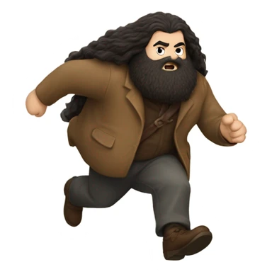 Hagrid chasing Kai Cenat sticker
