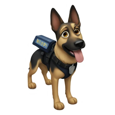 Police Dog  sticker