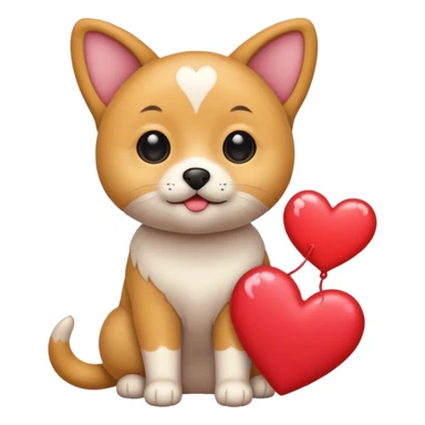 Pet Valentine sticker