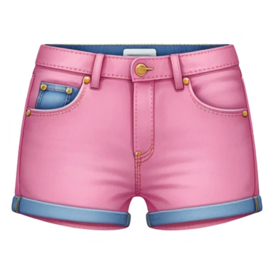 Pink short shorts sticker