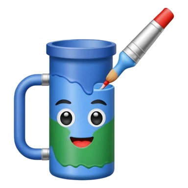 artist paint tube  sticker