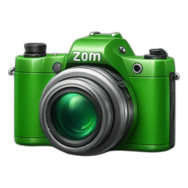 Camera green style Android zoom x1000 sticker