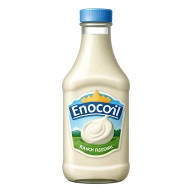 ranch dressing bottle sticker