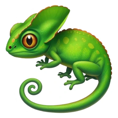 pascal the chameleon from tangled sticker