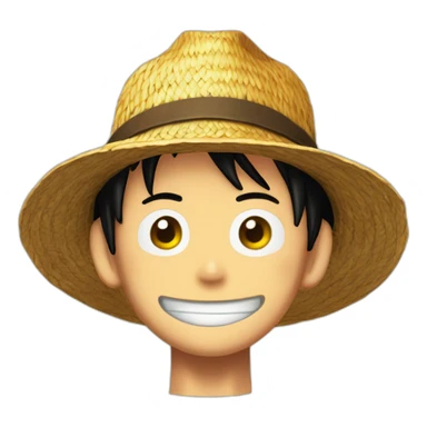 luffy au chapeau de paille sticker