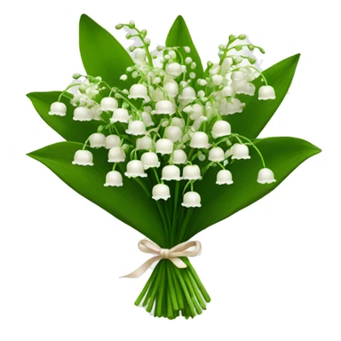 Lily of the valley bouquet  sticker