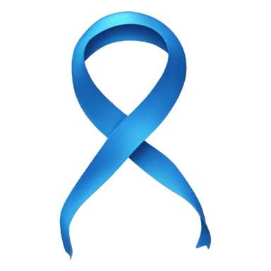 Blue ribbon emoji sticker