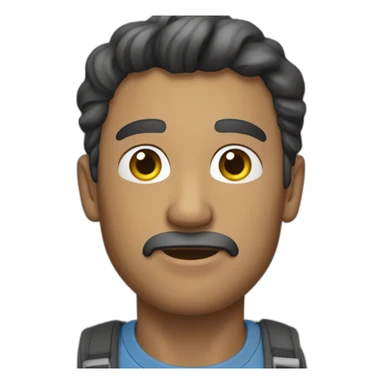 Un homme qui fait la trens skeu skeu sticker