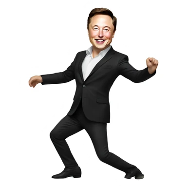 Elon musk dancing salsa sticker