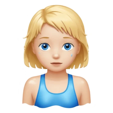 Child swimmer  sticker