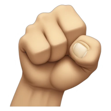 fist punch sticker